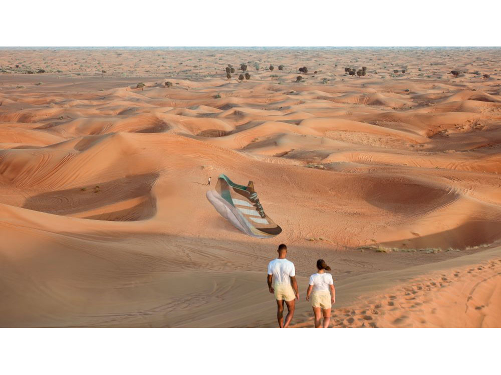 An exciting collaboration between adidas Arabia and earth artist David Popa brings together the power of art, nature and sports Image