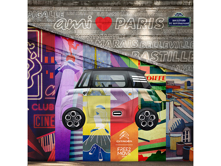 "Ami ❤ Paris", a campaign by BETC for Citroën inspired by the Parisian way of life Image