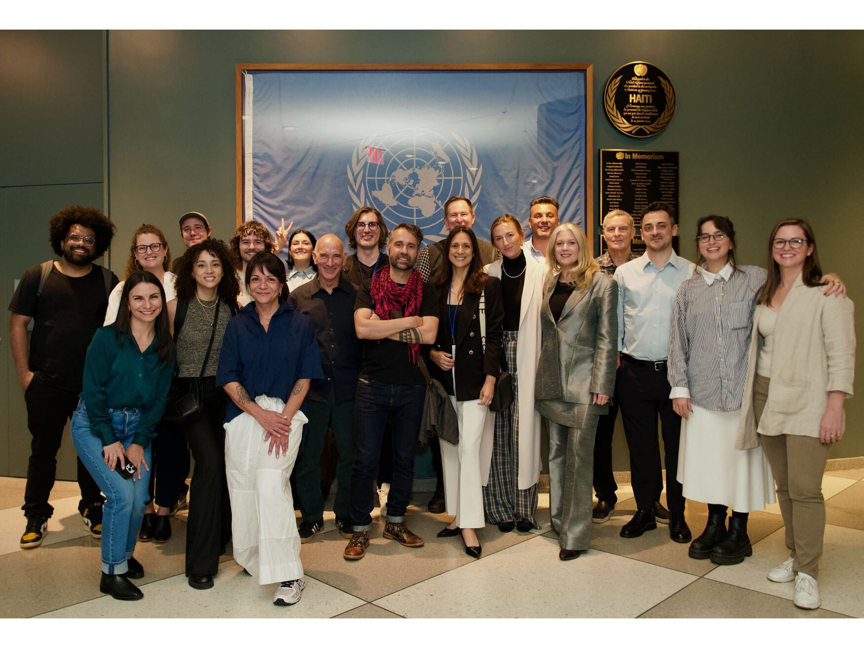 Ali Rez joined creative leaders in New York for EPIC's climate change briefing at UN Image