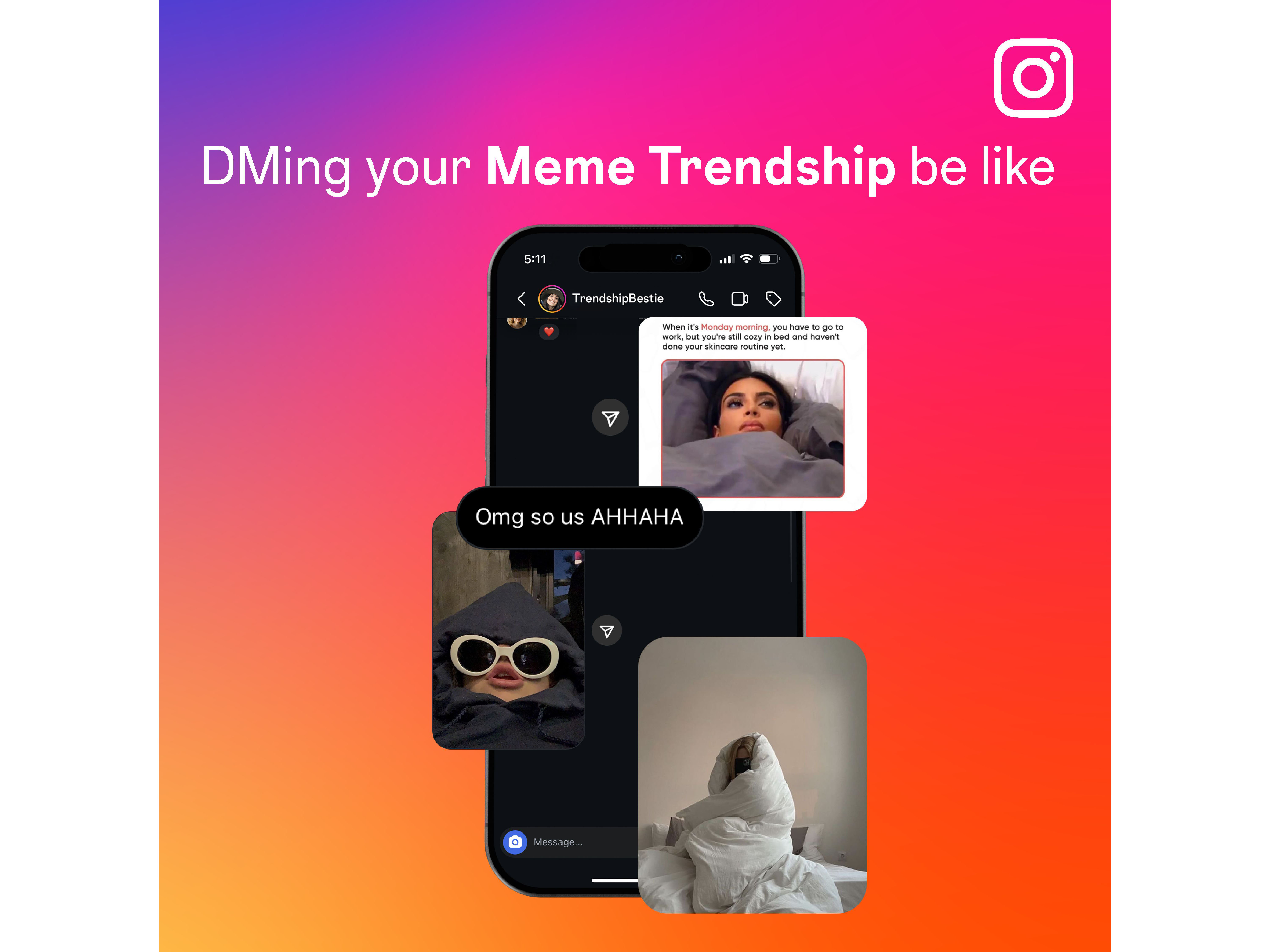 Instagram's 'Trendships' celebrates social connections through DMs Image