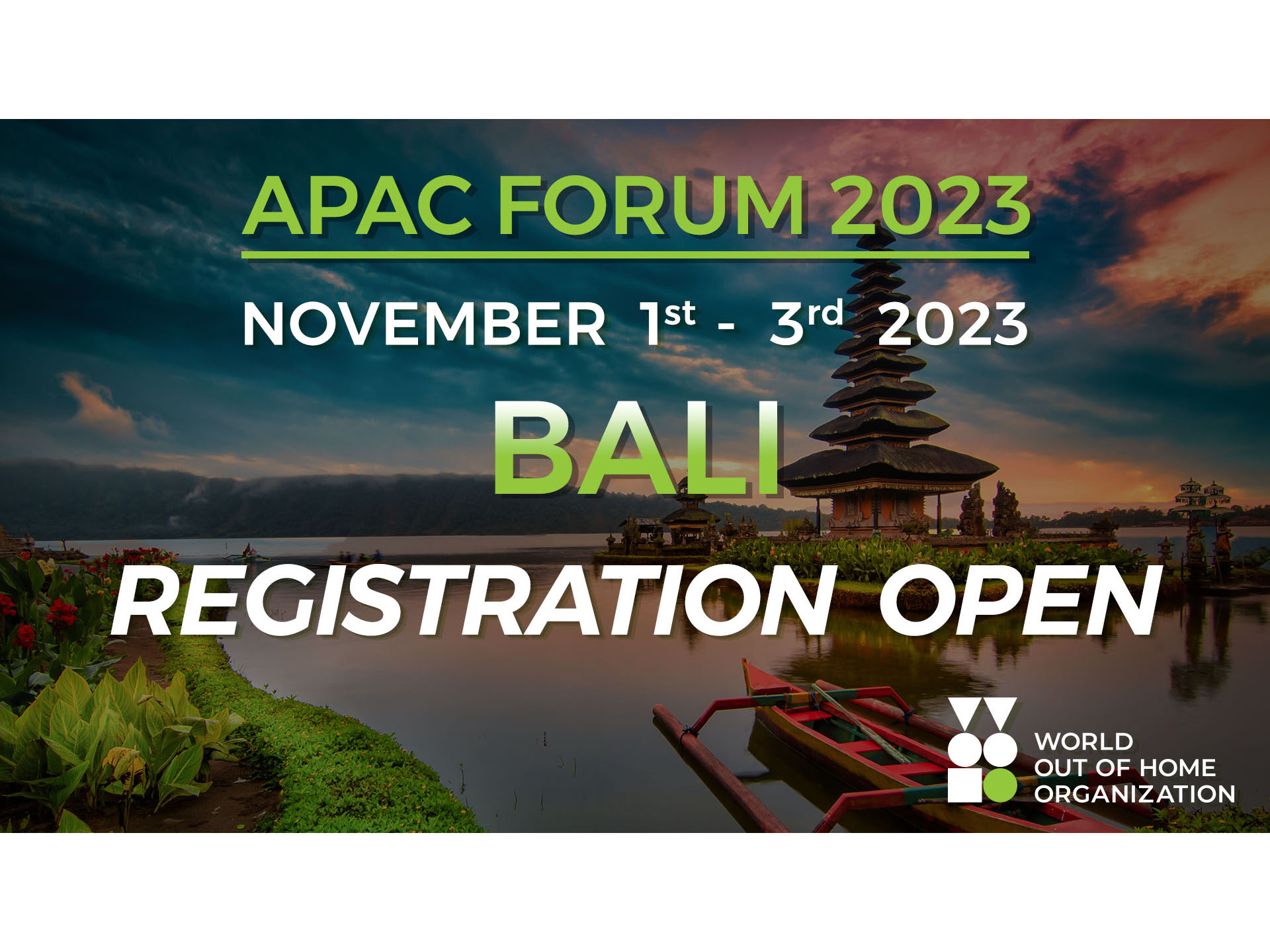 WOO's second APAC regional Forum to be held in Bali Image