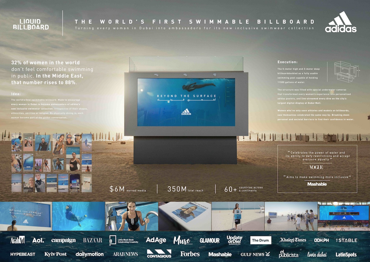 adidas liquid billboard wins 2 Grande Adfest Lotus Awards 2022 adidas liquid billboard wins 2 Grande Adfest Lotus Awards 2022