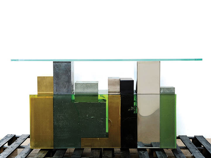 Green Pompeii console Green Pompeii console