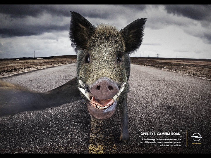 Opel with rear view camera by unknown agency, 2014 Opel with rear view camera by unknown agency, 2014