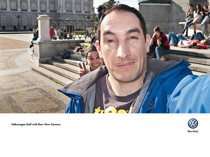 Volkswagen Golf with rear view camera by DDB Barcelona, 2013 Volkswagen Golf with rear view camera by DDB Barcelona, 2013