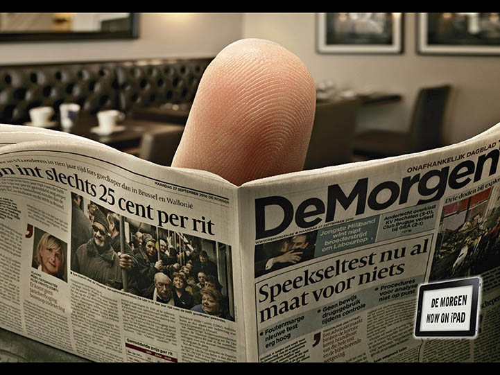 DeMorgen Newspaper by Duval Guillaume Antwerp, 2011 DeMorgen Newspaper by Duval Guillaume Antwerp, 2011
