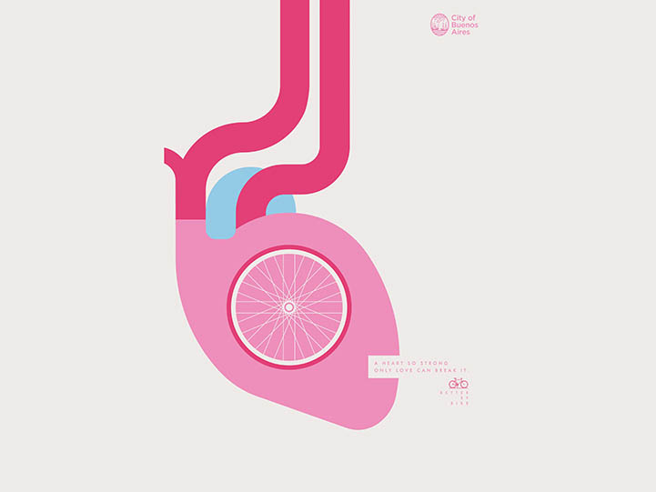 City Of Buenos Aires/ Better by bike by La Comunidad, 2014 City Of Buenos Aires/ Better by bike by La Comunidad, 2014