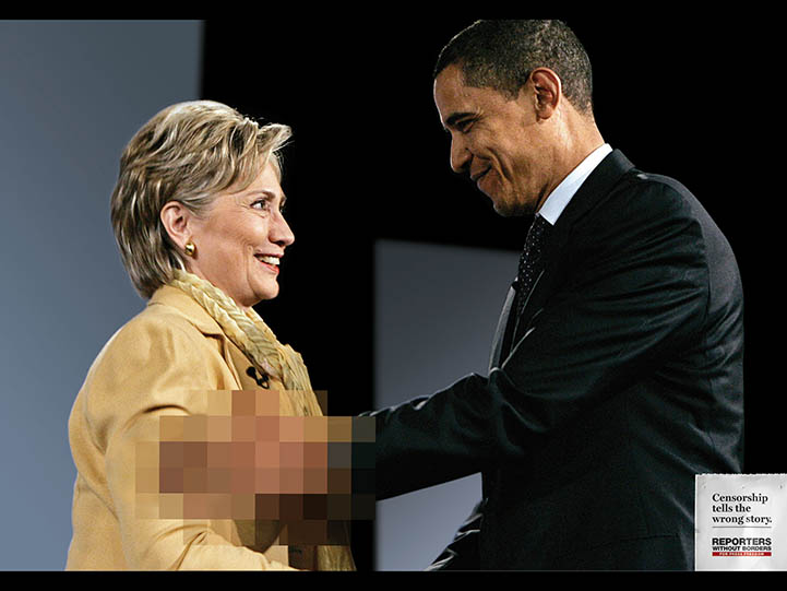 Reporters without Borders Censorship Tells the Wrong Story by Ogilvy & Mather Dubai, 2011 Reporters without Borders Censorship Tells the Wrong Story by Ogilvy & Mather Dubai, 2011