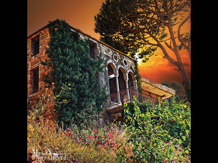 An abandoned Lebanese traditional house in Metn mountains An abandoned Lebanese traditional house in Metn mountains