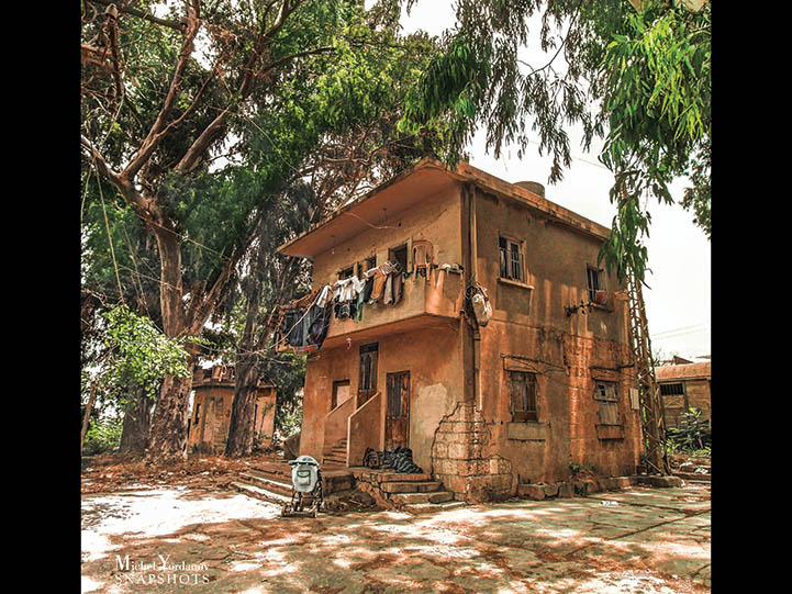 An old train station in Selaata, home for a refugee family now An old train station in Selaata, home for a refugee family now