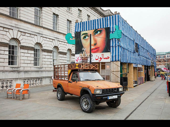 From Salam's installation in London Biennial From Salam's installation in London Biennial