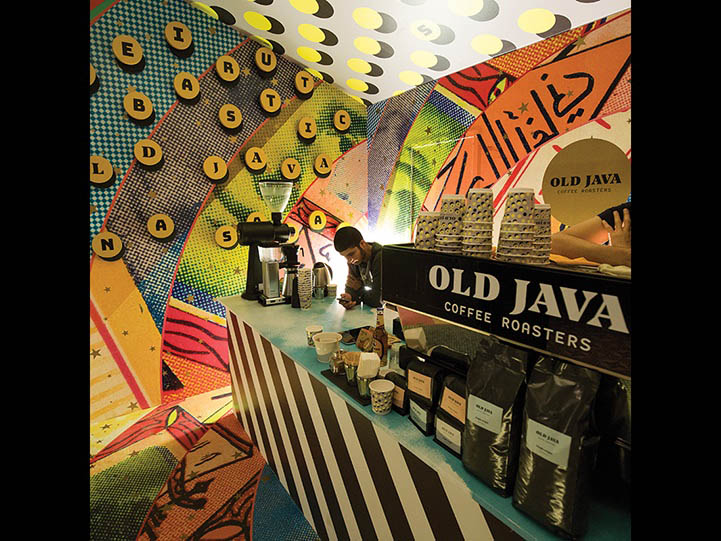 Designed by Salam, old Java Coffee pop up rooms from Istanbul Design Biennial Designed by Salam, old Java Coffee pop up rooms from Istanbul Design Biennial