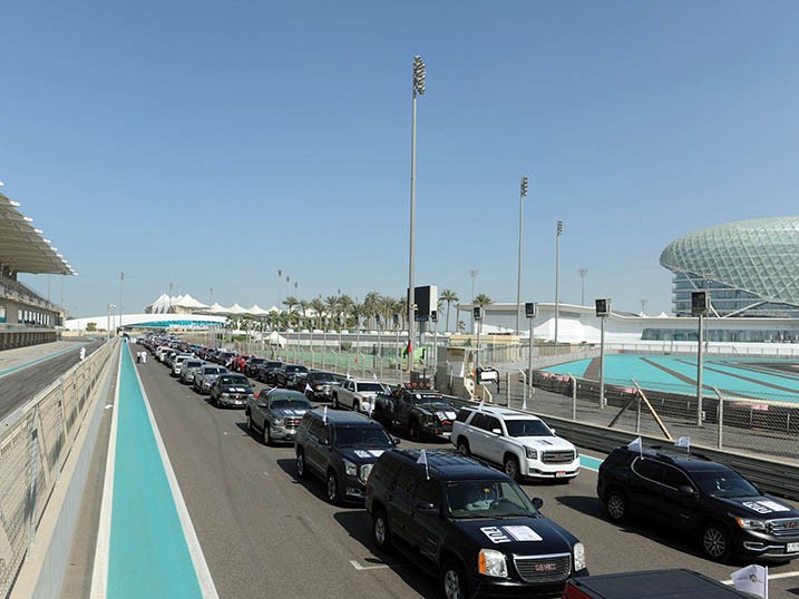 The ‘largest parade of GMC cars’ Guinness World title was achieved during GCC Traffic Week Image