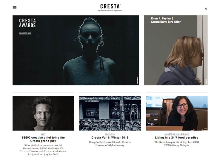 New Team Reboots Cresta Awards Image
