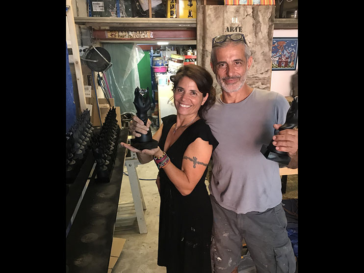 Carla-Bossi-Francesc-Fusté from TXTarte in Barcelona Carla-Bossi-Francesc-Fusté from TXTarte in Barcelona